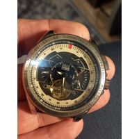 Часы стильные Carrera Calibre 36 Stag HEUER на ходу в ремонт кнопки