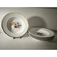 Тарелки. Чехословакия. Мейсенский букет.