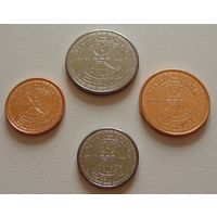 Оман. Набор 4 монеты 5, 10, 25, 50 байз 2015 год   "45 лет Султанату Оман"
