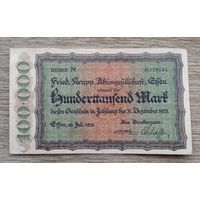 Werty71 Германия 100000 марок 1923 Эссен Гроссгельд банкнота