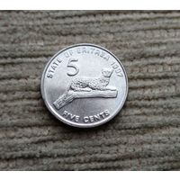 Werty71 Эритрея 5 центов 1997 1991