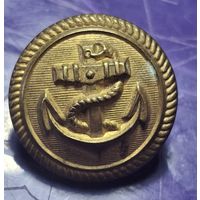 Пуговица кригсмарине латунь 1940 распродажа коллекции