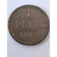 1 пенни 1898 г.  Финляндия,