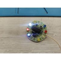 Радио конструктор собранный Светомузыка на CD4017 от микрофона