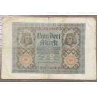 Банкнота 100 марок 1920 год. Веймарская республика
