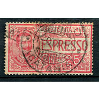 Италия (Королевство) - 1903г. - король Виктор Эммануил III, экспресс - 1 марка - полная серия, гашёная [Mi 85]. #1-It-16-B-1