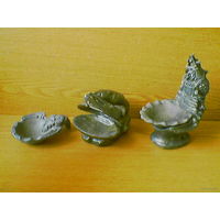 Коллекция пепельниц "Раки" (Рак, Cancer, 22.06-22.07, краб, омар). Волгоградский завод "Сувенир" (СВ). (возможен обмен)