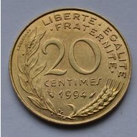 Франция, 20 сантимов 1994 г.