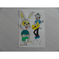 Пинская открытка. Двойная. 1965 г.