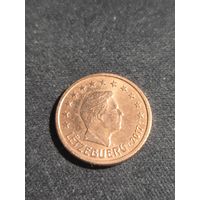 Люксембург 1 евроцент 2017