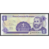 NICARAGUA/Никарагуа_1 Centavo_nd (1991)_Pick#167_UNC