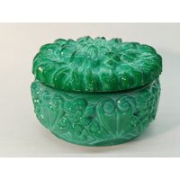 Шкатулка малахитовое стекло