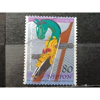 Япония, 2002. Гриф и смычок скрипки "Конская голова"