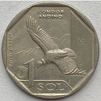 Перу 1 соль 2017 г. Андский кондор