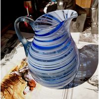 Кувшин цветное стекло