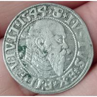Грош 1544 года Альбрехт Гогенцоллерн Пруссия
