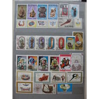 Продажа коллекции с 1 рубля! Культура и искусство на почтовых марках мира.