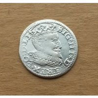 Речь Посполитая, 3 гроша, Рига, 1595 г., Сигизмунд III (1587-1632), серебро