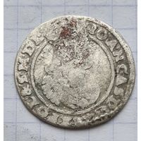 6 грошей 1667 год. Шестак.