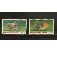 Индонезия-1994(Мих.1505-1508) , **  , Морская Фауна , Рыбы (полная серия)