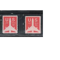 США-1971, (Мих.1029 А+С),  ** , Авиапочта (одиночка)