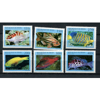 Бенин - 1997 - Рыбки - [Mi. 978-983] - полная серия - 6 марок. MNH.