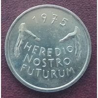 Швейцария 5 франков, 1975. Защита памятников.