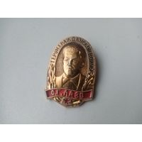 ЗНАЧОК ГЕРОЙ ГРАЖДАНСКОЙ ВОЙНЫ. С.Г.ЛАЗО