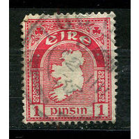 Ирландия - 1922/1923 - Карта 1Pg - [Mi.41A] - 1 марка. Гашеная.  (Лот 10JE)-TG2P5