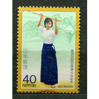 Спорт. Национальная легкая атлетика. Япония. 1983. Полная серия 1 марка