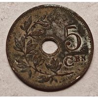 1928 год 5 сантим Бельгия