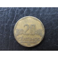 Перу. 20 сентимов. 2004. С 20 копеек. Распродажа коллекции. Смотрите другие лоты.