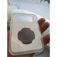 5 копеек 1780 ЕМ в слабе  АU