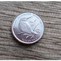 Werty71 Кабо Верде 10 эскудо 1994 Сероголовая Альциона Птица