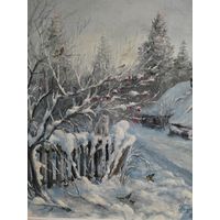 Картина "Морозная тишина" 40x50 см. Богданец Н. Я.
