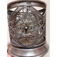 Подстаканник СССР.Скань.Цветы. КАМ 7