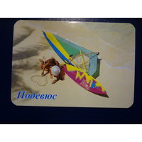 Календарик 2004 г.  Подевюс.  Виндсерфинг.