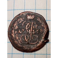 Полушка  Российская Империя 1768 год