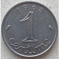 Франция 1 сантим 1968 г.