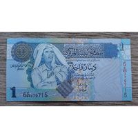 Werty71 Ливия 1 динар 2004 UNC банкнота