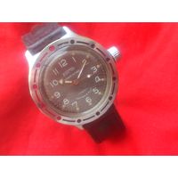 Часы  АМФИБИЯ 2414 ВОСТОК АНТИМАГНИТНЫЕ , СТАЛЬ НЕРЖ