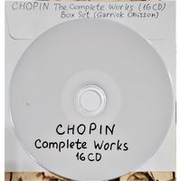 DVD MP3  - F. CHOPIN - Complete Works (Garrick OHLSSON) (16 CD Box Set) - 1 DVD