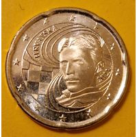 Хорватия 20 евроцентов 2023 стандартная монета из оборота