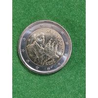 Сан-марино 2 евро 2025 год UNC