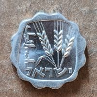 Израиль 1 агора, (5727) 1967  г., KM# 24