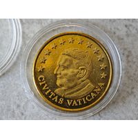 Ватикан пробная монета 10