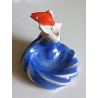 Фарфоровая статуэтка Золотая рыбка