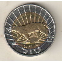 Уругвай 10 песо 2011