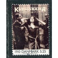 Дания. Киноафиша немого кино Пропасть 1910. Аста Нильсен, актриса кино