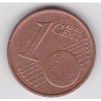 Германия 1 евроцент 2002 D